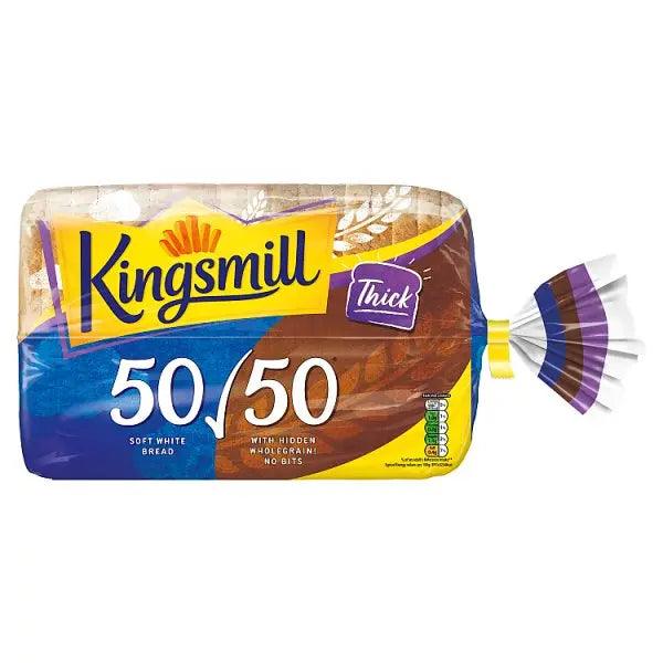 Kingsmill 50/50 Thick Bread 800g - Honesty Sales U.K