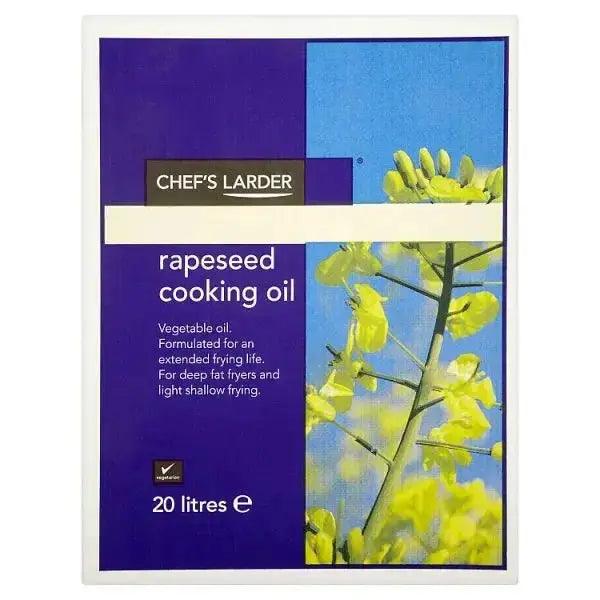 Chef's Larder Rapeseed Cooking Oil 20 Litres - Honesty Sales U.K